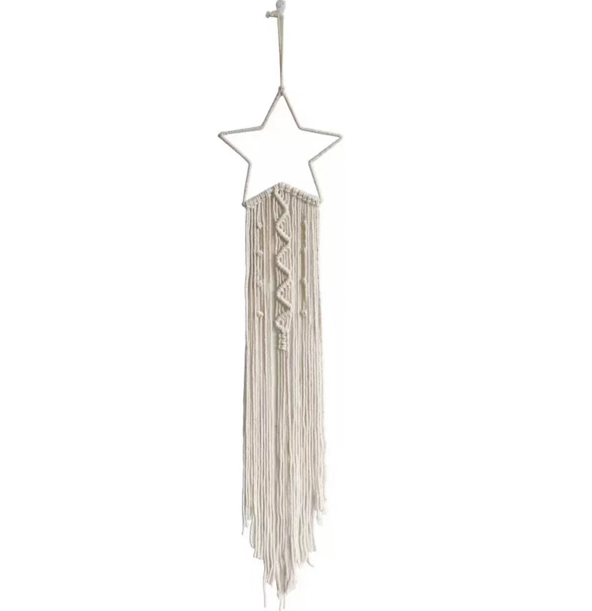 Boho Hand Woven Moon Dream Catcher 7.87x41.33in